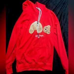 Palm angels kill the bear red hoodie